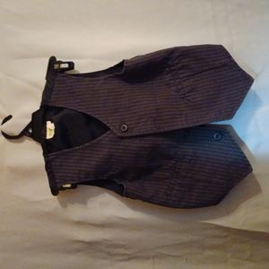 Boys Formal Suit Vest Pinstripe Size 5